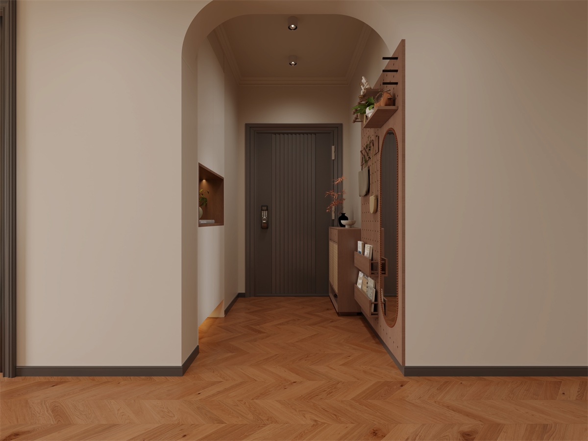 閱海萬家110㎡ | 奇葩戶型爆改中古風治愈美家！推門第一眼就驚艷！